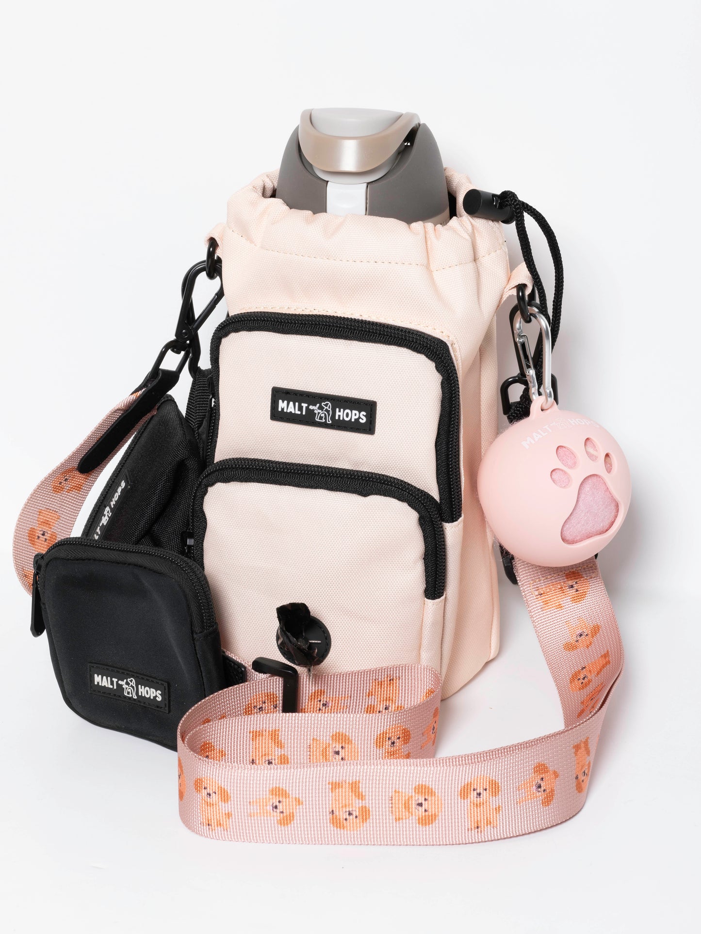 Barley Water Bottle Dog Walking Bag