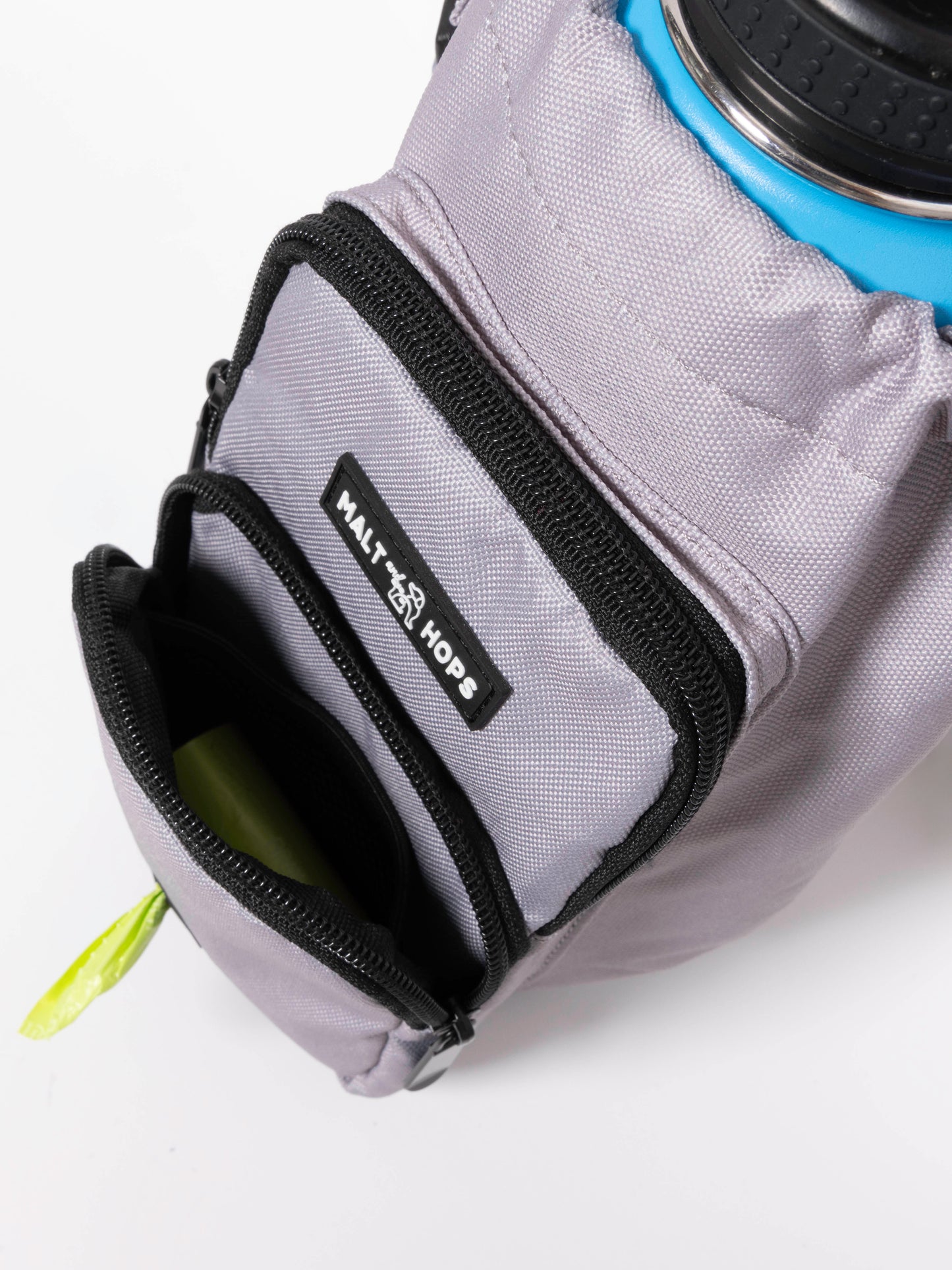 Light Grey Water Bottle Dog Walking Bag