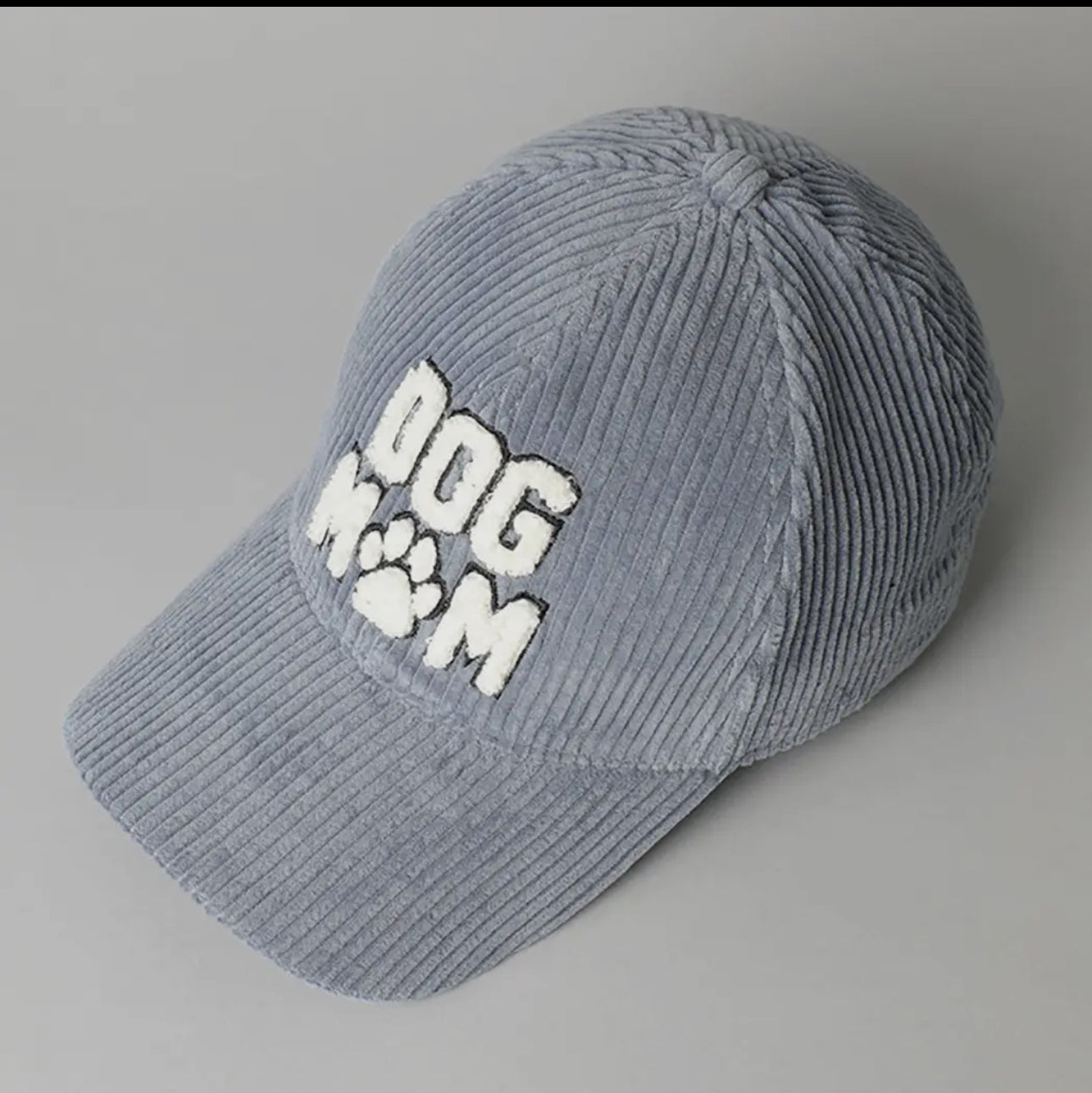 Blue Grey Dog Mom Hat