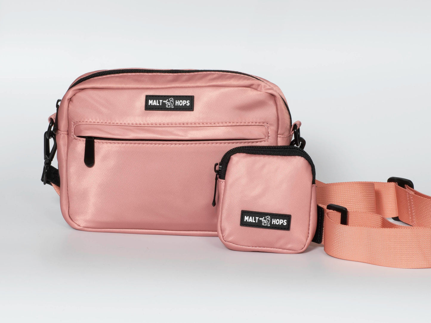 Hazy Mauve Hef Dog Walking Bag Set