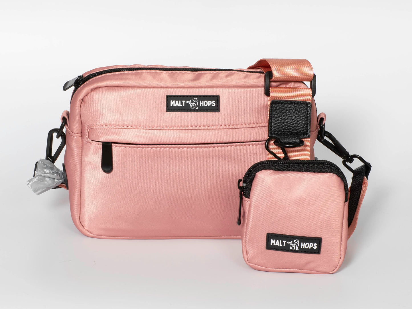 Hazy Mauve Hef Dog Walking Bag Set