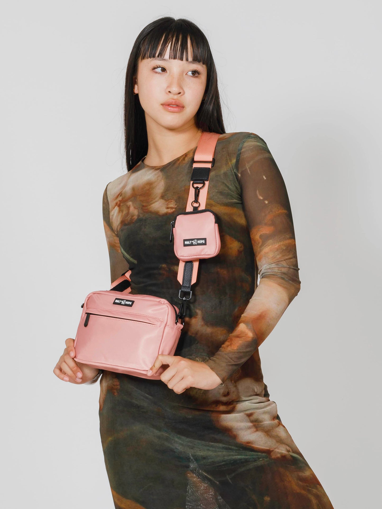 Hazy Mauve Hef Dog Walking Bag Set