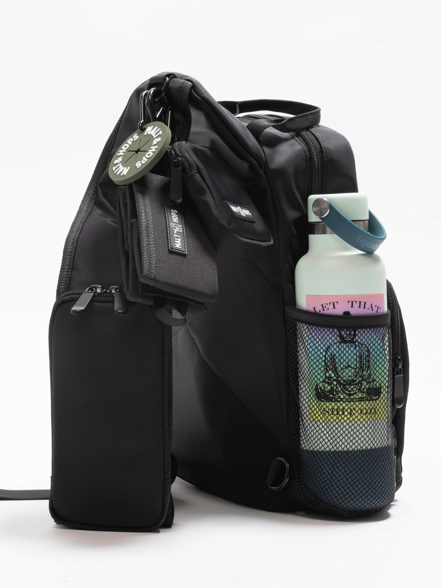 Black Bock Sling Dog Walking Backpack