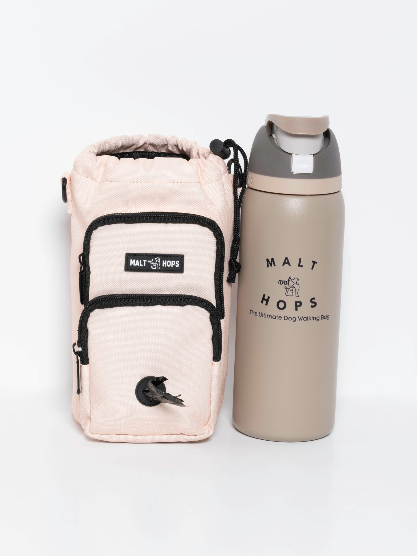 Barley Water Bottle Dog Walking Bag