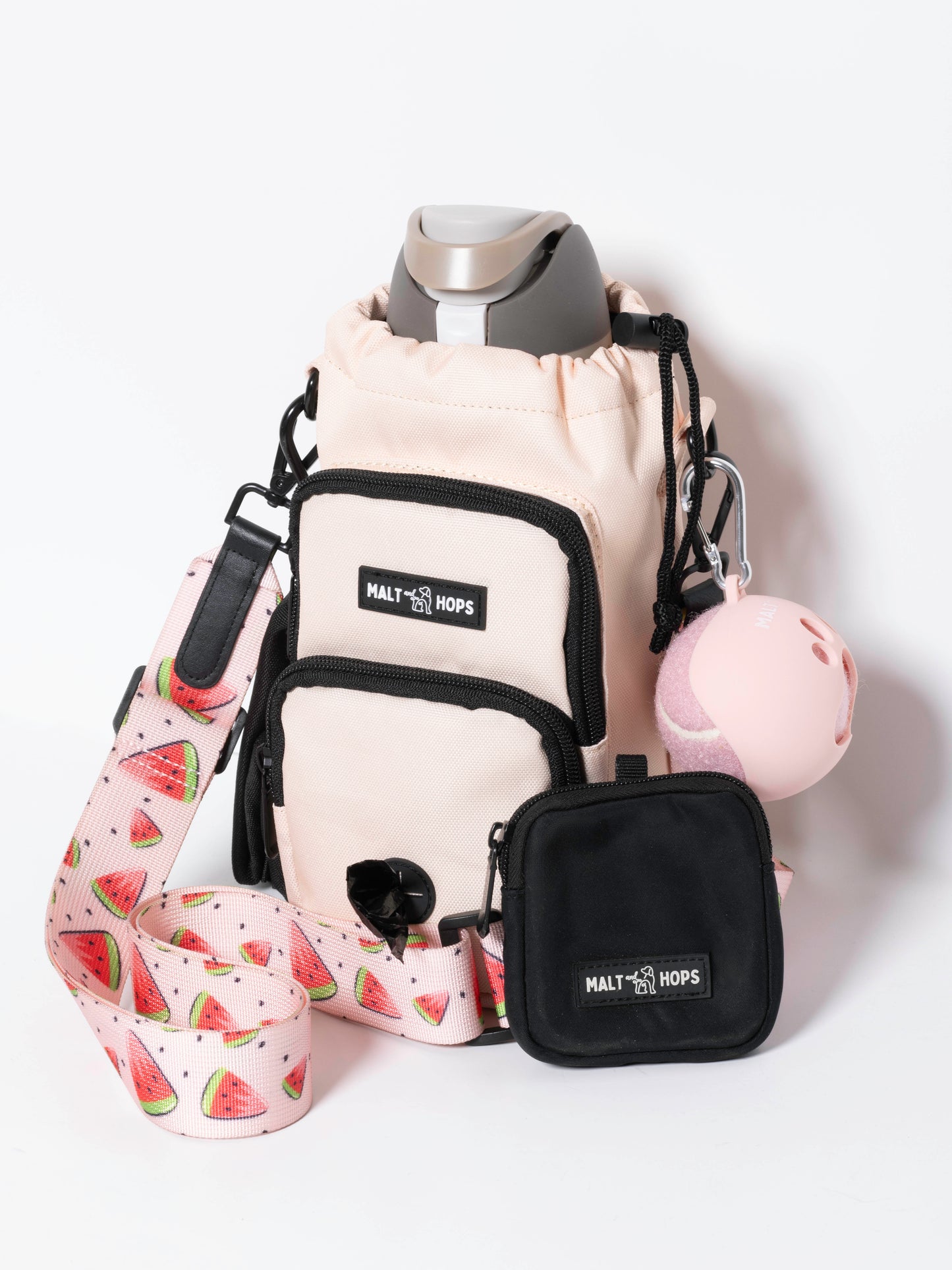 Barley Water Bottle Dog Walking Bag