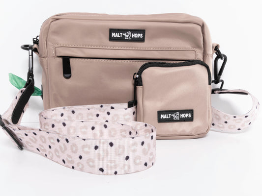 Light Mocha Leopard Bag Strap