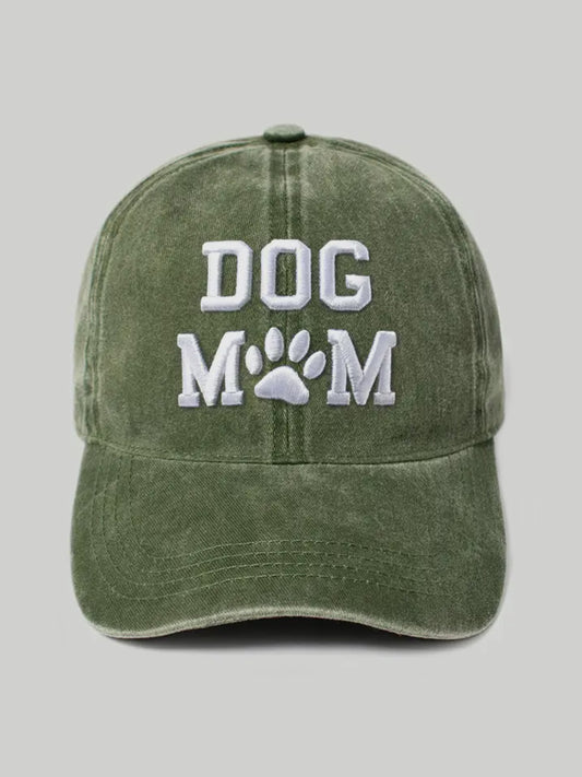 Olive "DOG MOM" HAT