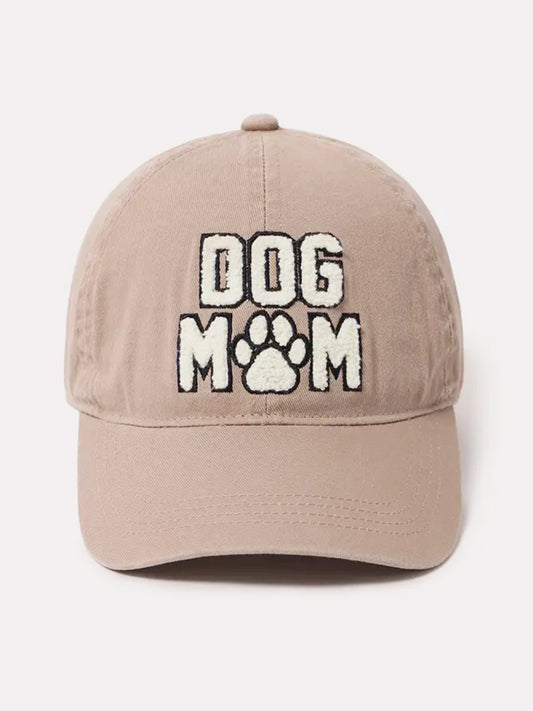 Blush Taupe "DOG MOM" HAT
