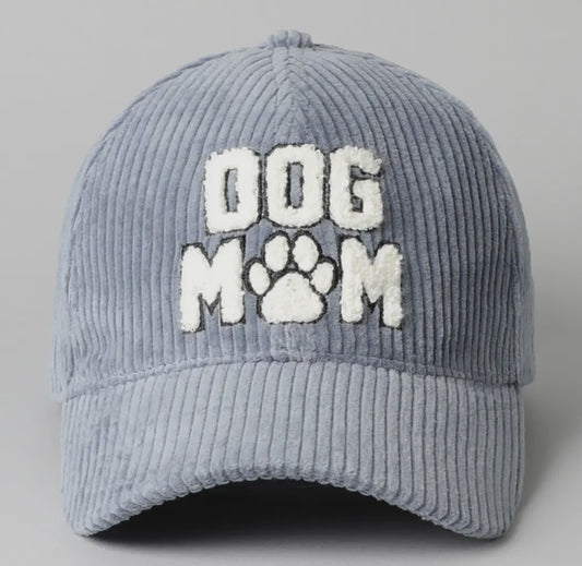 Blue Grey Dog Mom Hat