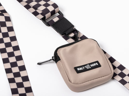 Checkered Black and Taupe Ale