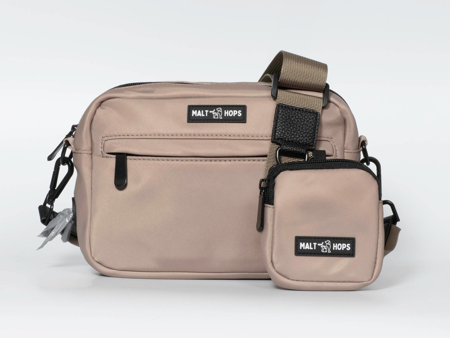 Smokey Taupe Ale Dog Walking Bag Set