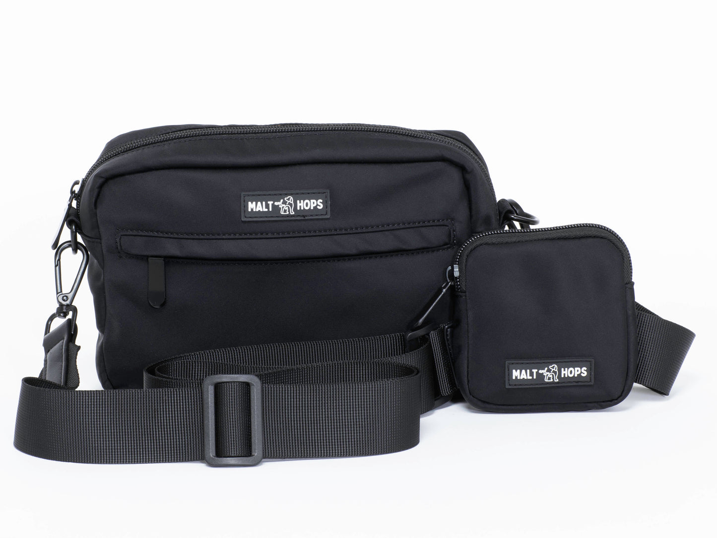 Black Stout Dog Walking Bag Set