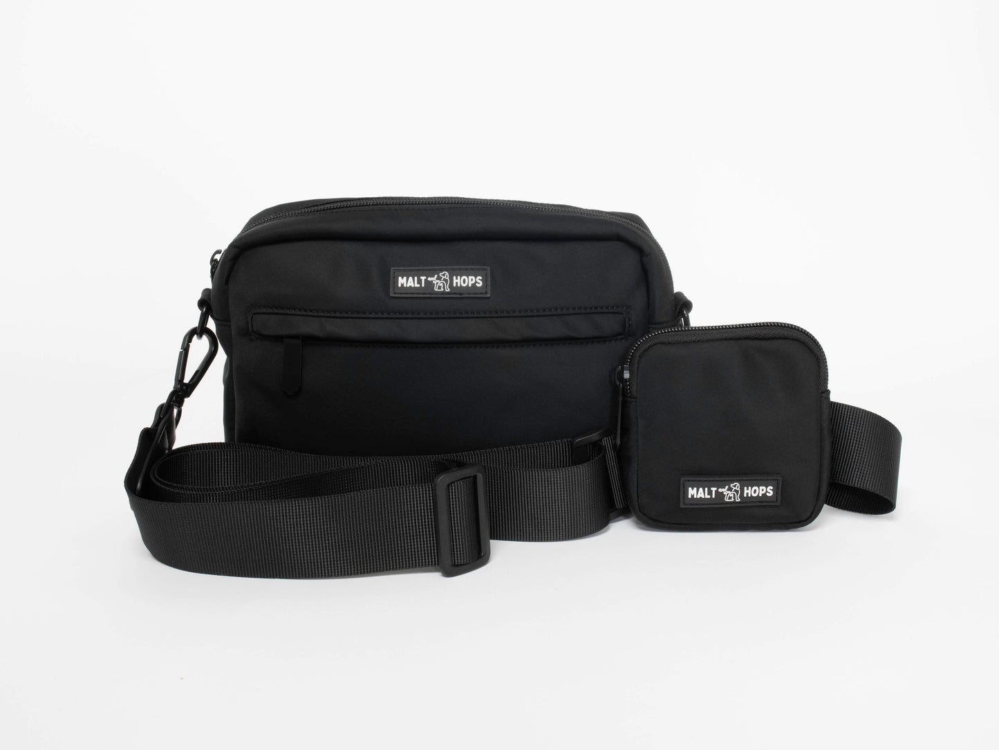 Black Stout Dog Walking Bag Set