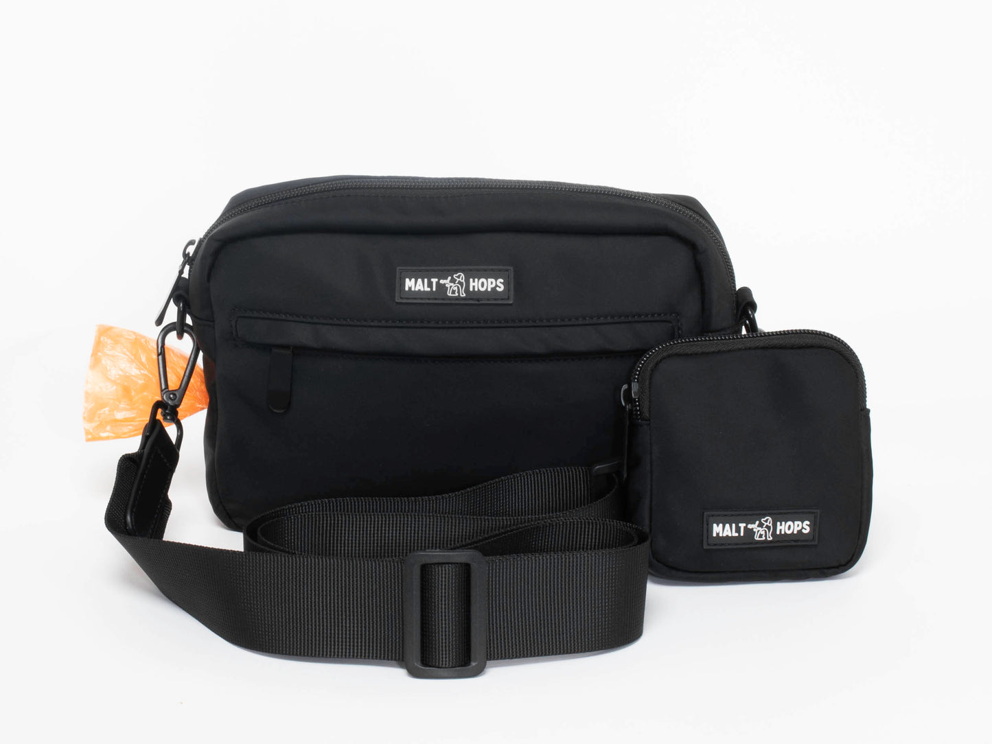 Black Stout Dog Walking Bag Set