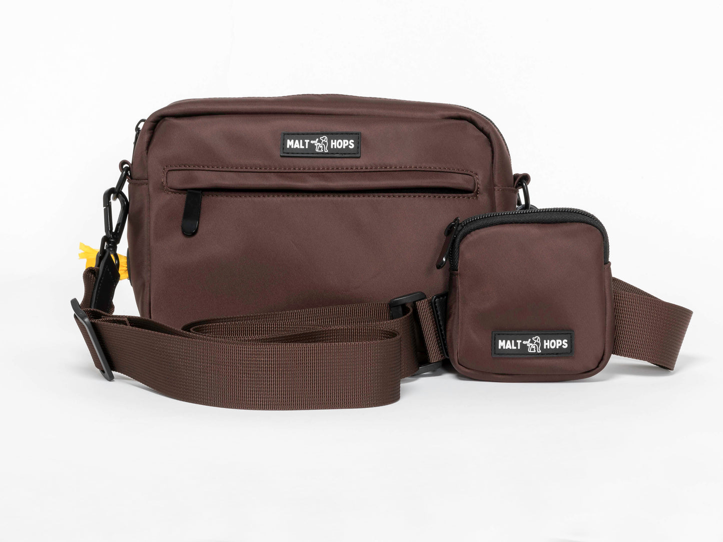 Porter Brown Dog Walking Bag Set