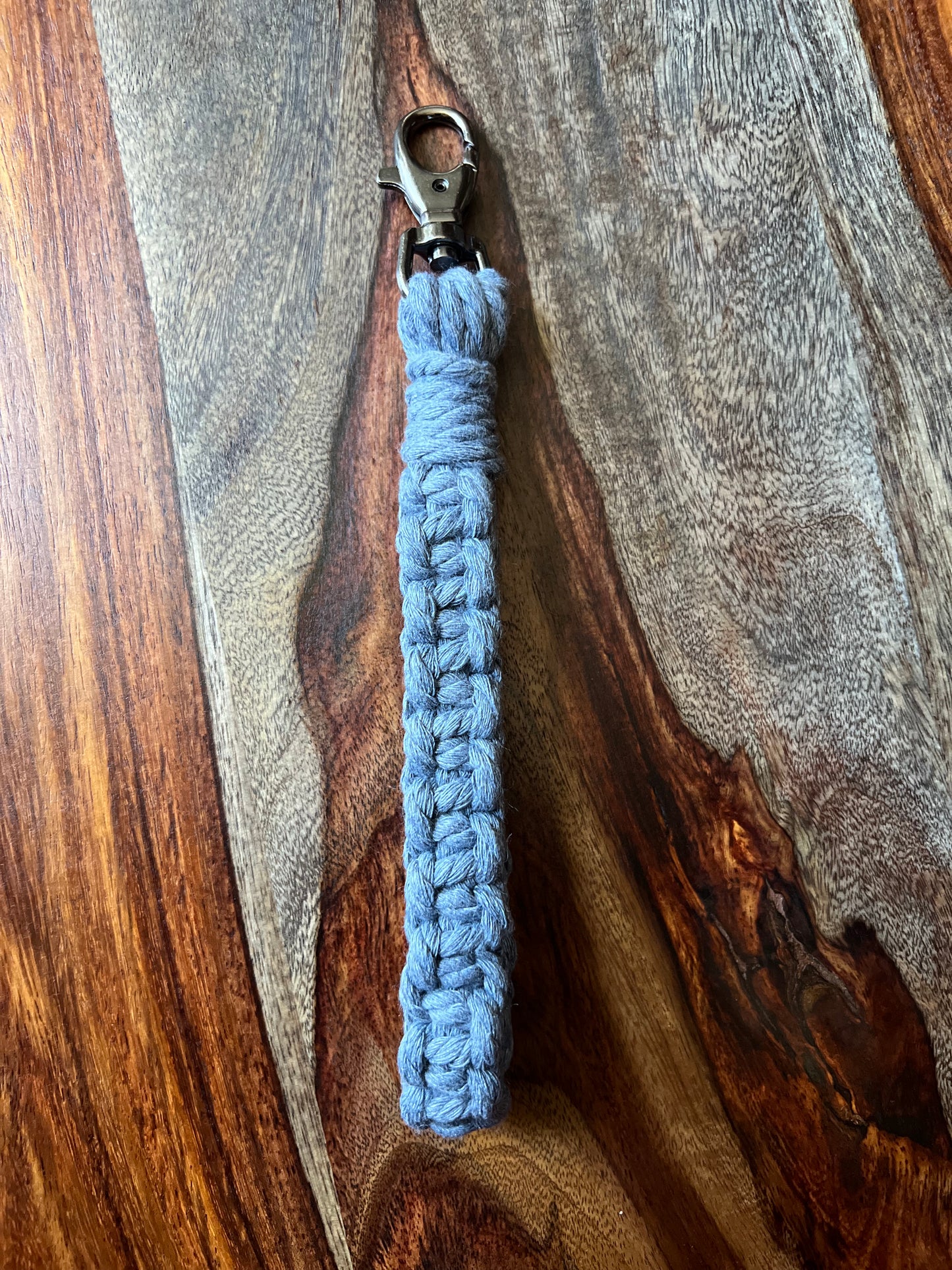 Handmade Macrame Wristlet Keychain